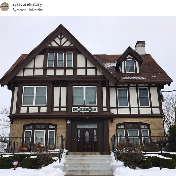 A Glimpse at Syracuse's Fraternity and Sorority Houses Fraternity